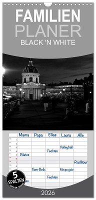 Familienplaner 2026 - BLACK 'N WHITE mit 5 Spalten (Wandkalender, 21 x 45 cm) CALVENDO Familienplaner 2026 - BLACK 'N WHITE mit 5 Spalten (Wandkalender, 21 x 45 cm) CALVENDO