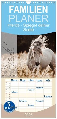 Cover Familienplaner 2026 - Spiegel deiner Seele mit 5 Spalten (Wandkalender, 21 x 45 cm) CALVENDO