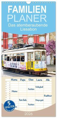 Familienplaner 2026 - Das atemberaubende Lissabon mit 5 Spalten (Wandkalender, 21 x 45 cm) CALVENDO Familienplaner 2026 - Das atemberaubende Lissabon mit 5 Spalten (Wandkalender, 21 x 45 cm) CALVENDO