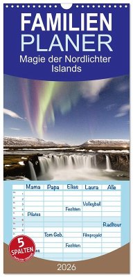 Familienplaner 2026 - Magie der Nordlichter Islands mit 5 Spalten (Wandkalender, 21 x 45 cm) CALVENDO Familienplaner 2026 - Magie der Nordlichter Islands mit 5 Spalten (Wandkalender, 21 x 45 cm) CALVENDO