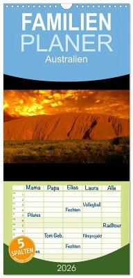 Familienplaner 2026 - Australien mit 5 Spalten (Wandkalender, 21 x 45 cm) CALVENDO
