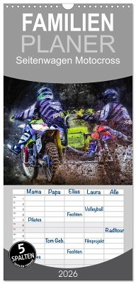 Familienplaner 2026 - Seitenwagen Motocross mit 5 Spalten (Wandkalender, 21 x 45 cm) CALVENDO Familienplaner 2026 - Seitenwagen Motocross mit 5 Spalten (Wandkalender, 21 x 45 cm) CALVENDO