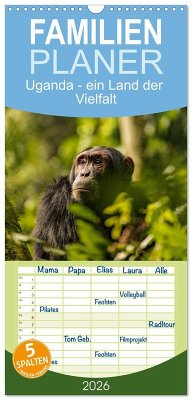 Familienplaner 2026 - Uganda - ein Land der Vielfalt mit 5 Spalten (Wandkalender, 21 x 45 cm) CALVENDO Familienplaner 2026 - Uganda - ein Land der Vielfalt mit 5 Spalten (Wandkalender, 21 x 45 cm) CALVENDO