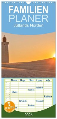 Familienplaner 2026 - Jütlands Norden - Willkommen im Land des Lichts mit 5 Spalten (Wandkalender, 21 x 45 cm) CALVENDO