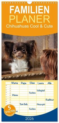 Familienplaner 2026 - Chihuahuas - Cool and Cute mit 5 Spalten (Wandkalender, 21 x 45 cm) CALVENDO Familienplaner 2026 - Chihuahuas - Cool and Cute mit 5 Spalten (Wandkalender, 21 x 45 cm) CALVENDO
