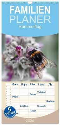 Familienplaner 2026 - Hummelflug mit 5 Spalten (Wandkalender, 21 x 45 cm) CALVENDO Familienplaner 2026 - Hummelflug mit 5 Spalten (Wandkalender, 21 x 45 cm) CALVENDO