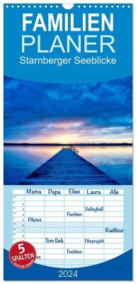 Familienplaner 2026 - Starnberger Seeblicke mit 5 Spalten (Wandkalender, 21 x 45 cm) CALVENDO
