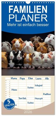 Familienplaner 2026 - Mehr ist einfach besser mit 5 Spalten (Wandkalender, 21 x 45 cm) CALVENDO Familienplaner 2026 - Mehr ist einfach besser mit 5 Spalten (Wandkalender, 21 x 45 cm) CALVENDO