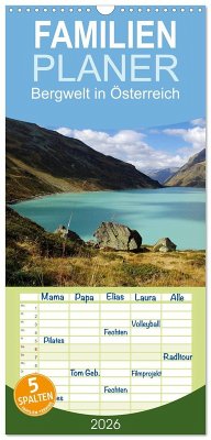 Familienplaner 2026 - Bergwelt in Österreich mit 5 Spalten (Wandkalender, 21 x 45 cm) CALVENDO Familienplaner 2026 - Bergwelt in Österreich mit 5 Spalten (Wandkalender, 21 x 45 cm) CALVENDO