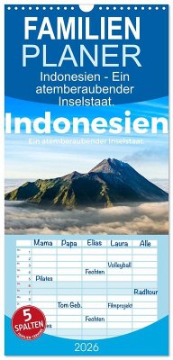 Familienplaner 2026 - Indonesien - Ein atemberaubender Inselstaat. mit 5 Spalten (Wandkalender, 21 x 45 cm) CALVENDO Cover Familienplaner 2026 - Indonesien - Ein atemberaubender Inselstaat. mit 5 Spalten (Wandkalender, 21 x 45 cm) CALVENDO