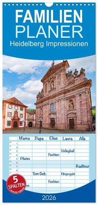 Familienplaner 2026 - Heidelberg Impressionen mit 5 Spalten (Wandkalender, 21 x 45 cm) CALVENDO Familienplaner 2026 - Heidelberg Impressionen mit 5 Spalten (Wandkalender, 21 x 45 cm) CALVENDO