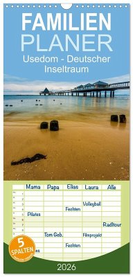 Familienplaner 2026 - Usedom - Deutscher Inseltraum mit 5 Spalten (Wandkalender, 21 x 45 cm) CALVENDO Familienplaner 2026 - Usedom - Deutscher Inseltraum mit 5 Spalten (Wandkalender, 21 x 45 cm) CALVENDO