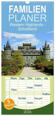 Familienplaner 2026 - Western Highlands - Schottland mit 5 Spalten (Wandkalender, 21 x 45 cm) CALVENDO Familienplaner 2026 - Western Highlands - Schottland mit 5 Spalten (Wandkalender, 21 x 45 cm) CALVENDO