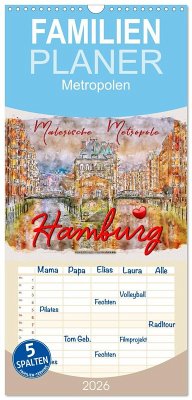Familienplaner 2026 - Hamburg - malerische Metropole mit 5 Spalten (Wandkalender, 21 x 45 cm) CALVENDO Familienplaner 2026 - Hamburg - malerische Metropole mit 5 Spalten (Wandkalender, 21 x 45 cm) CALVENDO