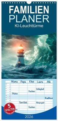 Familienplaner 2026 - KI-Leuchttürme mit 5 Spalten (Wandkalender, 21 x 45 cm) CALVENDO Familienplaner 2026 - KI-Leuchttürme mit 5 Spalten (Wandkalender, 21 x 45 cm) CALVENDO