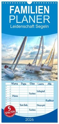 Familienplaner 2026 - Leidenschaft Segeln mit 5 Spalten (Wandkalender, 21 x 45 cm) CALVENDO Familienplaner 2026 - Leidenschaft Segeln mit 5 Spalten (Wandkalender, 21 x 45 cm) CALVENDO
