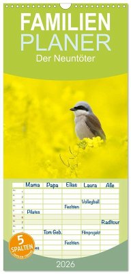 Cover Familienplaner 2026 - Der Neuntöter mit 5 Spalten (Wandkalender, 21 x 45 cm) CALVENDO