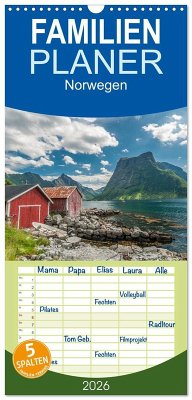 Familienplaner 2026 - Norwegen mit 5 Spalten (Wandkalender, 21 x 45 cm) CALVENDO Familienplaner 2026 - Norwegen mit 5 Spalten (Wandkalender, 21 x 45 cm) CALVENDO