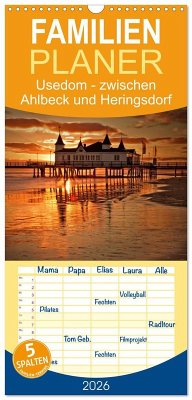 Familienplaner 2026 - Usedom 2026 Rendezvous zwischen Ahlbeck und Heringsdorf mit 5 Spalten (Wandkalender, 21 x 45 cm) CALVENDO Cover Familienplaner 2026 - Usedom 2026 Rendezvous zwischen Ahlbeck und Heringsdorf mit 5 Spalten (Wandkalender, 21 x 45 cm) CALVENDO