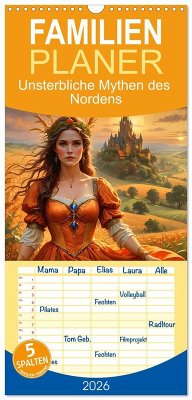 Familienplaner 2026 - Unsterbliche Mythen des Nordens mit 5 Spalten (Wandkalender, 21 x 45 cm) CALVENDO Familienplaner 2026 - Unsterbliche Mythen des Nordens mit 5 Spalten (Wandkalender, 21 x 45 cm) CALVENDO