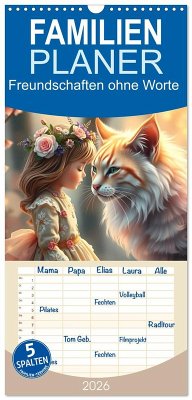 Familienplaner 2026 - Freundschaften ohne Worte mit 5 Spalten (Wandkalender, 21 x 45 cm) CALVENDO Familienplaner 2026 - Freundschaften ohne Worte mit 5 Spalten (Wandkalender, 21 x 45 cm) CALVENDO