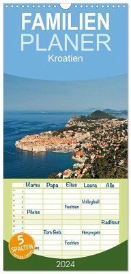 Familienplaner 2026 - Kroatien, Terminplaner mit 5 Spalten (Wandkalender, 21 x 45 cm) CALVENDO Familienplaner 2026 - Kroatien, Terminplaner mit 5 Spalten (Wandkalender, 21 x 45 cm) CALVENDO