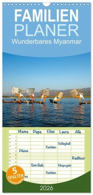 Familienplaner 2026 - Wunderbares Myanmar mit 5 Spalten (Wandkalender, 21 x 45 cm) CALVENDO Familienplaner 2026 - Wunderbares Myanmar mit 5 Spalten (Wandkalender, 21 x 45 cm) CALVENDO