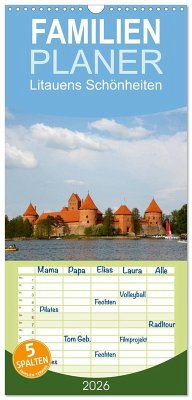 Familienplaner 2026 - Litauens Schönheiten mit 5 Spalten (Wandkalender, 21 x 45 cm) CALVENDO Familienplaner 2026 - Litauens Schönheiten mit 5 Spalten (Wandkalender, 21 x 45 cm) CALVENDO