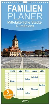 Familienplaner 2026 - Mittelalterliche Städte Rumäniens mit 5 Spalten (Wandkalender, 21 x 45 cm) CALVENDO Familienplaner 2026 - Mittelalterliche Städte Rumäniens mit 5 Spalten (Wandkalender, 21 x 45 cm) CALVENDO