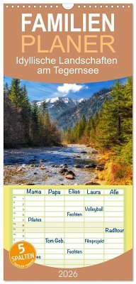 Familienplaner 2026 - Idyllische Landschaften am Tegernsee mit 5 Spalten (Wandkalender, 21 x 45 cm) CALVENDO Familienplaner 2026 - Idyllische Landschaften am Tegernsee mit 5 Spalten (Wandkalender, 21 x 45 cm) CALVENDO