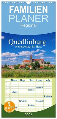 Familienplaner 2026 - Quedlinburg - Welterbestadt im Harz mit 5 Spalten (Wandkalender, 21 x 45 cm) CALVENDO Cover Familienplaner 2026 - Quedlinburg - Welterbestadt im Harz mit 5 Spalten (Wandkalender, 21 x 45 cm) CALVENDO