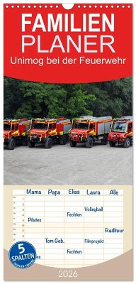 Familienplaner 2026 - Unimog bei der Feuerwehr mit 5 Spalten (Wandkalender, 21 x 45 cm) CALVENDO Familienplaner 2026 - Unimog bei der Feuerwehr mit 5 Spalten (Wandkalender, 21 x 45 cm) CALVENDO