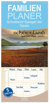 Familienplaner 2026 - Schottland - Spiegel der Seele mit 5 Spalten (Wandkalender, 21 x 45 cm) CALVENDO Familienplaner 2026 - Schottland - Spiegel der Seele mit 5 Spalten (Wandkalender, 21 x 45 cm) CALVENDO