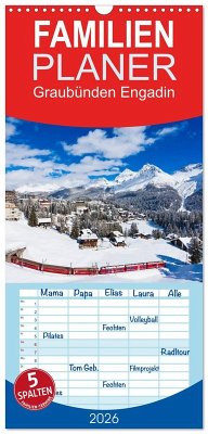 Familienplaner 2026 - Graubünden Engadin mit 5 Spalten (Wandkalender, 21 x 45 cm) CALVENDO Familienplaner 2026 - Graubünden Engadin mit 5 Spalten (Wandkalender, 21 x 45 cm) CALVENDO