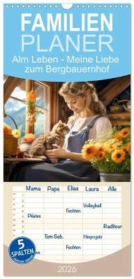 Familienplaner 2026 - Alm Leben - Meine Liebe zum Bergbauernhof mit 5 Spalten (Wandkalender, 21 x 45 cm) CALVENDO Cover Familienplaner 2026 - Alm Leben - Meine Liebe zum Bergbauernhof mit 5 Spalten (Wandkalender, 21 x 45 cm) CALVENDO