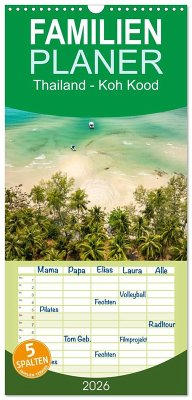 Cover Familienplaner 2026 - Thailand - Koh Kood mit 5 Spalten (Wandkalender, 21 x 45 cm) CALVENDO