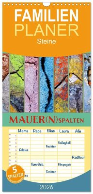 Familienplaner 2026 - MAUER(N)spalten mit 5 Spalten (Wandkalender, 21 x 45 cm) CALVENDO Familienplaner 2026 - MAUER(N)spalten mit 5 Spalten (Wandkalender, 21 x 45 cm) CALVENDO