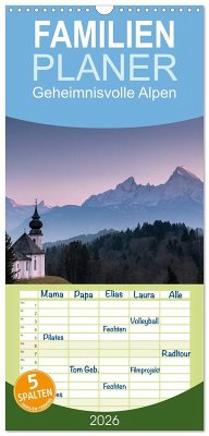 Familienplaner 2026 - Geheimnisvolle Alpen mit 5 Spalten (Wandkalender, 21 x 45 cm) CALVENDO Familienplaner 2026 - Geheimnisvolle Alpen mit 5 Spalten (Wandkalender, 21 x 45 cm) CALVENDO