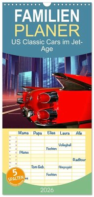 Familienplaner 2026 - US Classic Cars im Jet-Age mit 5 Spalten (Wandkalender, 21 x 45 cm) CALVENDO Familienplaner 2026 - US Classic Cars im Jet-Age mit 5 Spalten (Wandkalender, 21 x 45 cm) CALVENDO