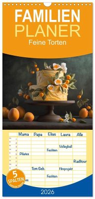 Familienplaner 2026 - Feine Torten mit 5 Spalten (Wandkalender, 21 x 45 cm) CALVENDO Familienplaner 2026 - Feine Torten mit 5 Spalten (Wandkalender, 21 x 45 cm) CALVENDO