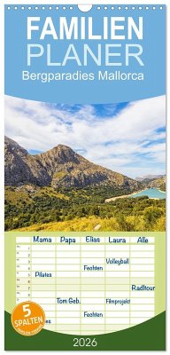 Familienplaner 2026 - Bergparadies Mallorca mit 5 Spalten (Wandkalender, 21 x 45 cm) CALVENDO Familienplaner 2026 - Bergparadies Mallorca mit 5 Spalten (Wandkalender, 21 x 45 cm) CALVENDO