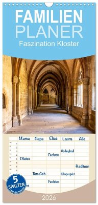 Familienplaner 2026 - Faszination Kloster mit 5 Spalten (Wandkalender, 21 x 45 cm) CALVENDO Familienplaner 2026 - Faszination Kloster mit 5 Spalten (Wandkalender, 21 x 45 cm) CALVENDO
