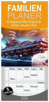 Familienplaner 2026 - Kriegsschiffe Anbruch einer neuen Ära mit 5 Spalten (Wandkalender, 21 x 45 cm) CALVENDO Familienplaner 2026 - Kriegsschiffe Anbruch einer neuen Ära mit 5 Spalten (Wandkalender, 21 x 45 cm) CALVENDO