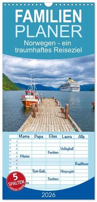 Familienplaner 2026 - Norwegen - ein traumhaftes Reiseziel mit 5 Spalten (Wandkalender, 21 x 45 cm) CALVENDO Familienplaner 2026 - Norwegen - ein traumhaftes Reiseziel mit 5 Spalten (Wandkalender, 21 x 45 cm) CALVENDO