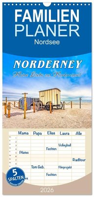 Familienplaner 2026 - NORDERNEY - Meine Liebe zur Nordseeinsel mit 5 Spalten (Wandkalender, 21 x 45 cm) CALVENDO Cover Familienplaner 2026 - NORDERNEY - Meine Liebe zur Nordseeinsel mit 5 Spalten (Wandkalender, 21 x 45 cm) CALVENDO