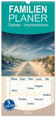 Familienplaner 2026 - Ostsee - Impressionen mit 5 Spalten (Wandkalender, 21 x 45 cm) CALVENDO Cover Familienplaner 2026 - Ostsee - Impressionen mit 5 Spalten (Wandkalender, 21 x 45 cm) CALVENDO