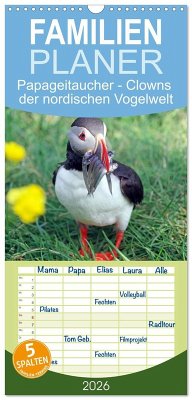 Familienplaner 2026 - Papageitaucher - Clowns der nordischen Vogelwelt mit 5 Spalten (Wandkalender, 21 x 45 cm) CALVENDO Familienplaner 2026 - Papageitaucher - Clowns der nordischen Vogelwelt mit 5 Spalten (Wandkalender, 21 x 45 cm) CALVENDO