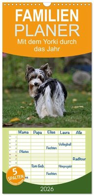 Familienplaner 2026 - Mit dem Yorki durch das Jahr mit 5 Spalten (Wandkalender, 21 x 45 cm) CALVENDO Familienplaner 2026 - Mit dem Yorki durch das Jahr mit 5 Spalten (Wandkalender, 21 x 45 cm) CALVENDO