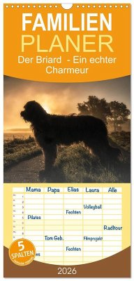 Familienplaner 2026 - Der Briard - Ein echter Charmeur mit 5 Spalten (Wandkalender, 21 x 45 cm) CALVENDO Familienplaner 2026 - Der Briard - Ein echter Charmeur mit 5 Spalten (Wandkalender, 21 x 45 cm) CALVENDO