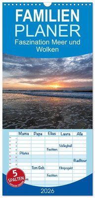 Familienplaner 2026 - Faszination Meer und Wolken mit 5 Spalten (Wandkalender, 21 x 45 cm) CALVENDO Cover Familienplaner 2026 - Faszination Meer und Wolken mit 5 Spalten (Wandkalender, 21 x 45 cm) CALVENDO